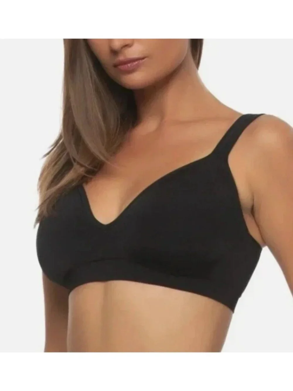 NWT Felina Women's S Black & Nude Adaptive Cup Wire-Free